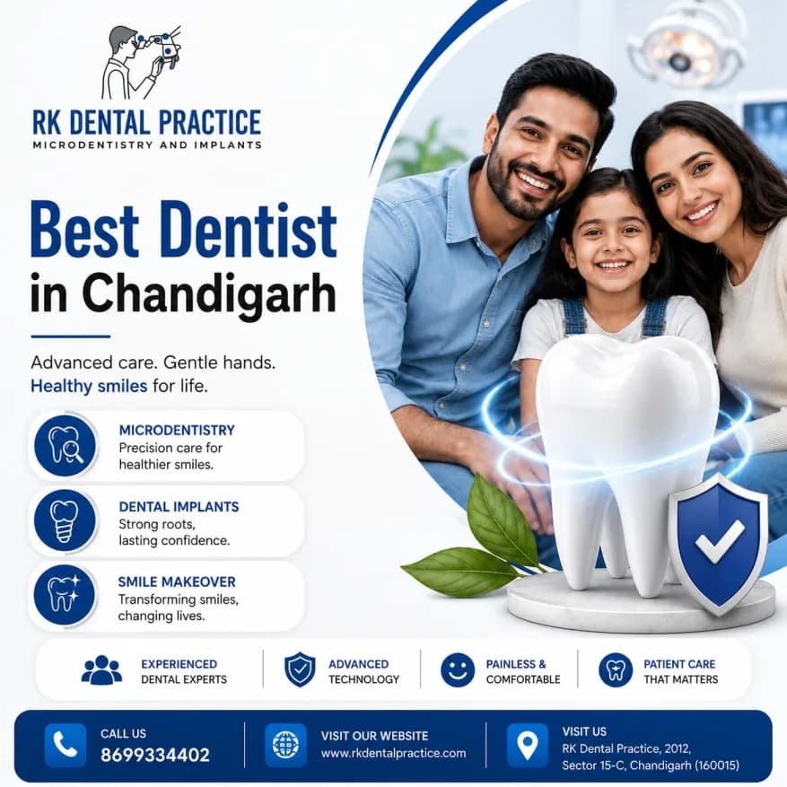 Best Dentist in Chandigarh for Comprehensive Dental Care