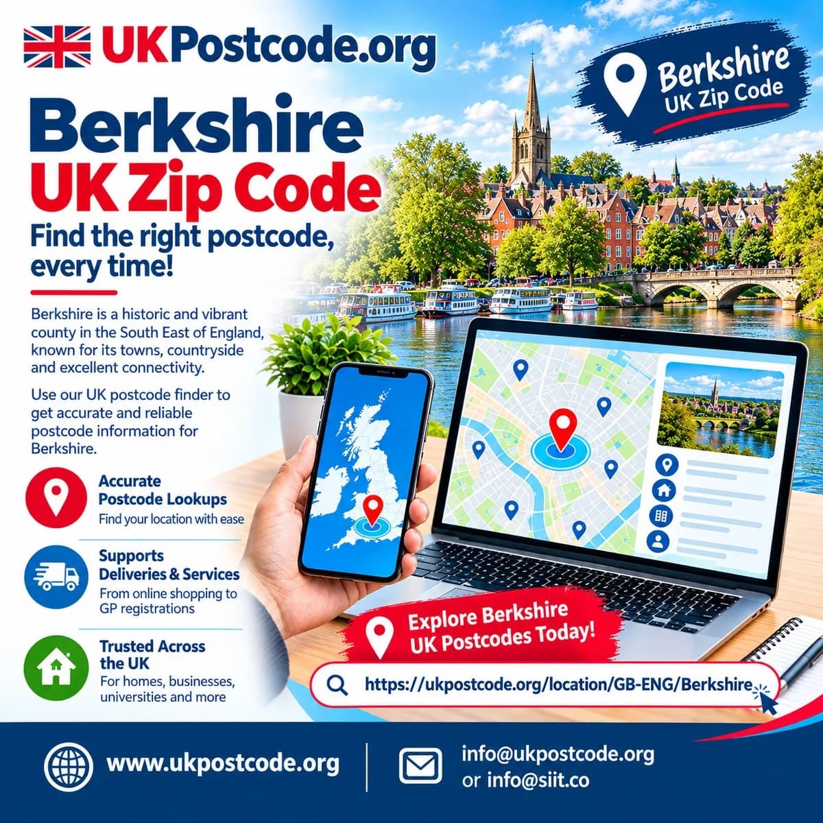 Berkshire UK Zip Code
