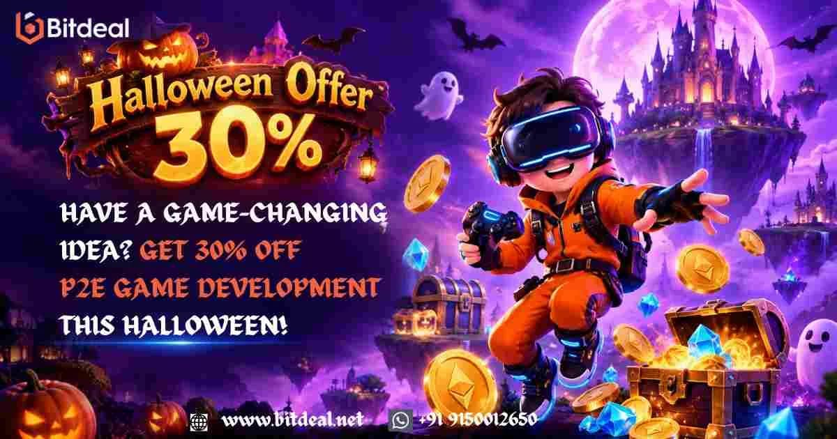 Have a Game-Changing Idea? Get 30% OFF Play-to-Earn Game Development This Halloween!