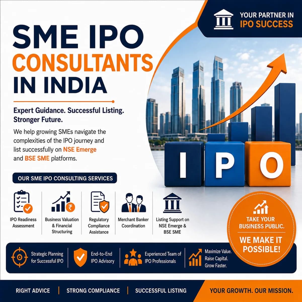 Expert SME IPO Advisory Services in India