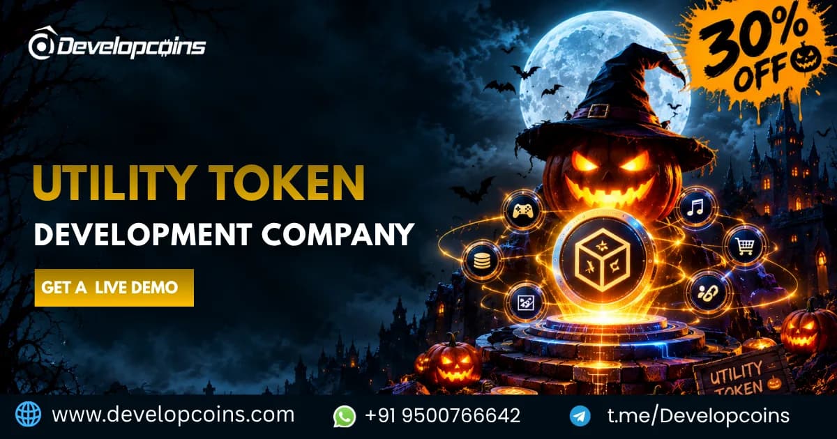 Build Powerful Digital Ecosystems with Utility Token Development – Get 30% OFF This Halloween 
