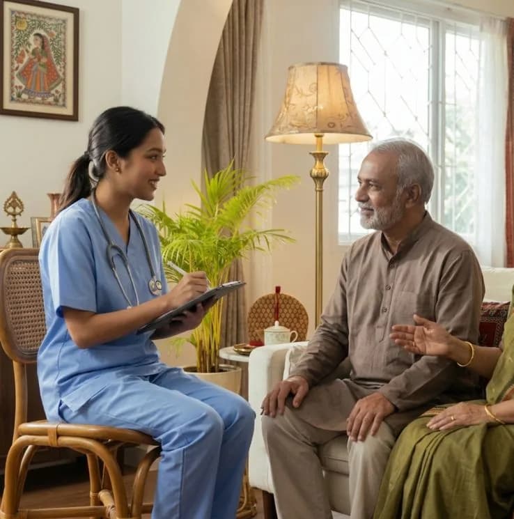 Nurse at Home Care Designed for Mayur Vihar, Delhi