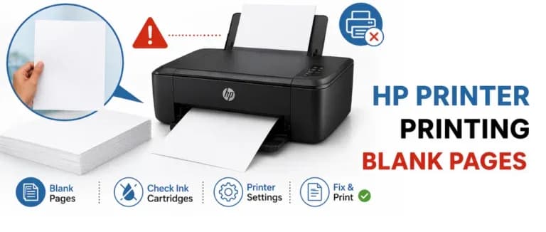 Fix HP Printer Printing Blank Pages and Ink Issues Easily