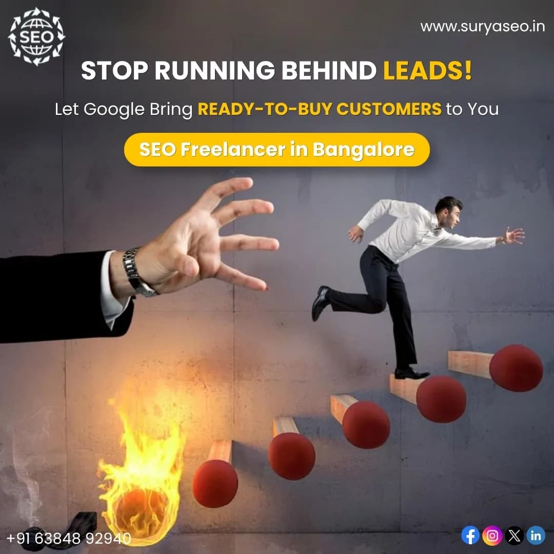 Want More Calls and Leads? Work with an SEO Freelancer in Bangalore | Suryaseo.in