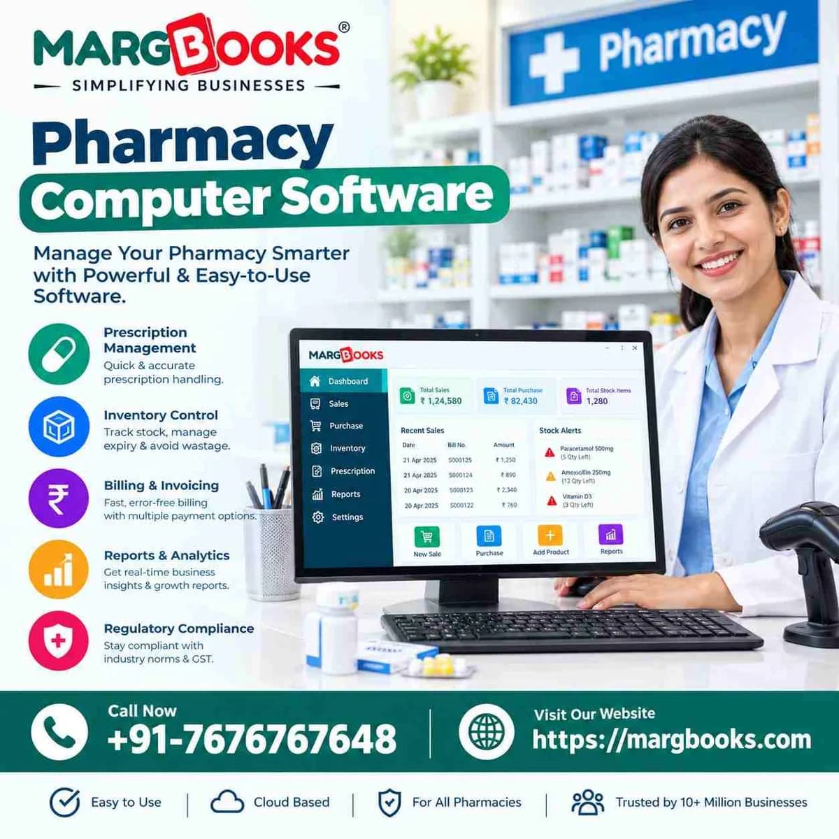 Pharmacy Computer Software for Billing & Inventory Management 