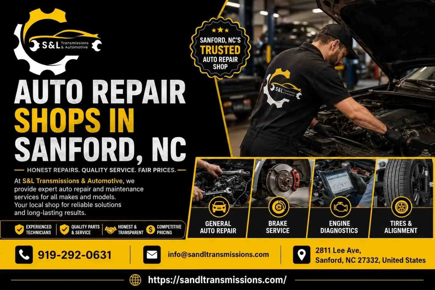 Dependable Auto Repair Sanford NC | Your Local Car Care Specialists 