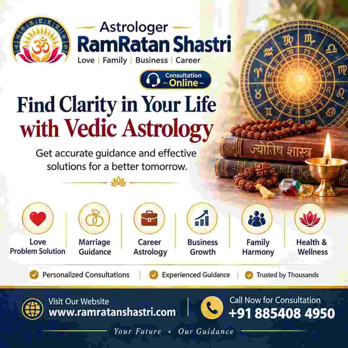 Love Problem Solution Astrologer in Jaipur | Ram Ratan Shastri Ji