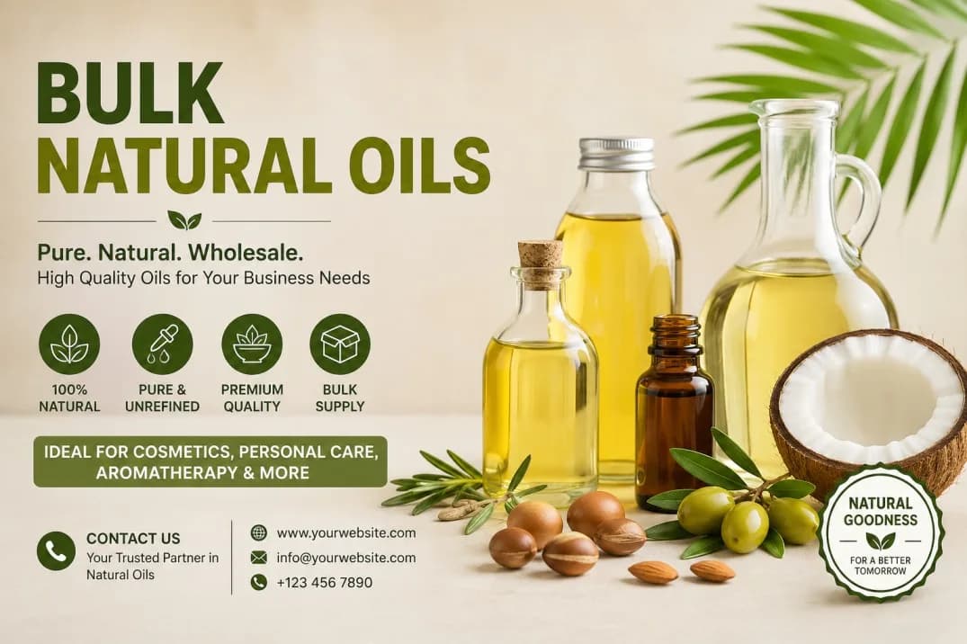 How to Choose a Trusted B2B Bulk Natural Oil Supplier