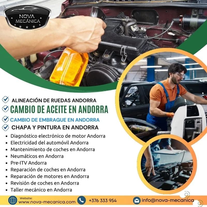 Cambiar ruedas en Andorra al mejor precio | Nova Mecánica