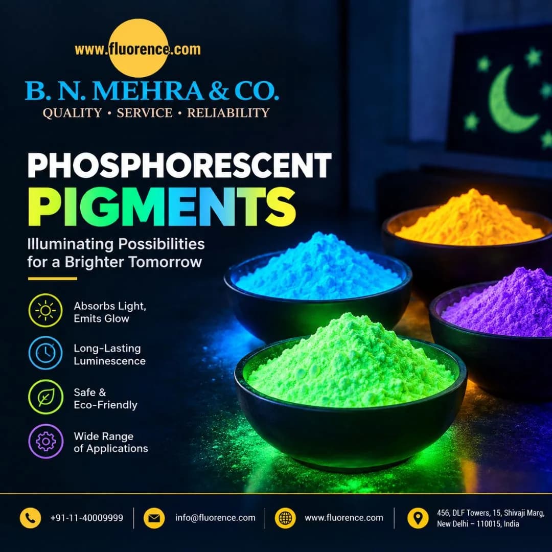 Phosphorescent Pigments with Reliable Glow Colorants | Fluorence