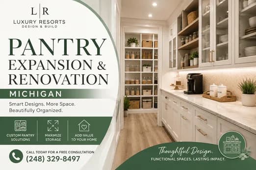 Custom Pantry Expansion & Remodeling Services Across Michigan 