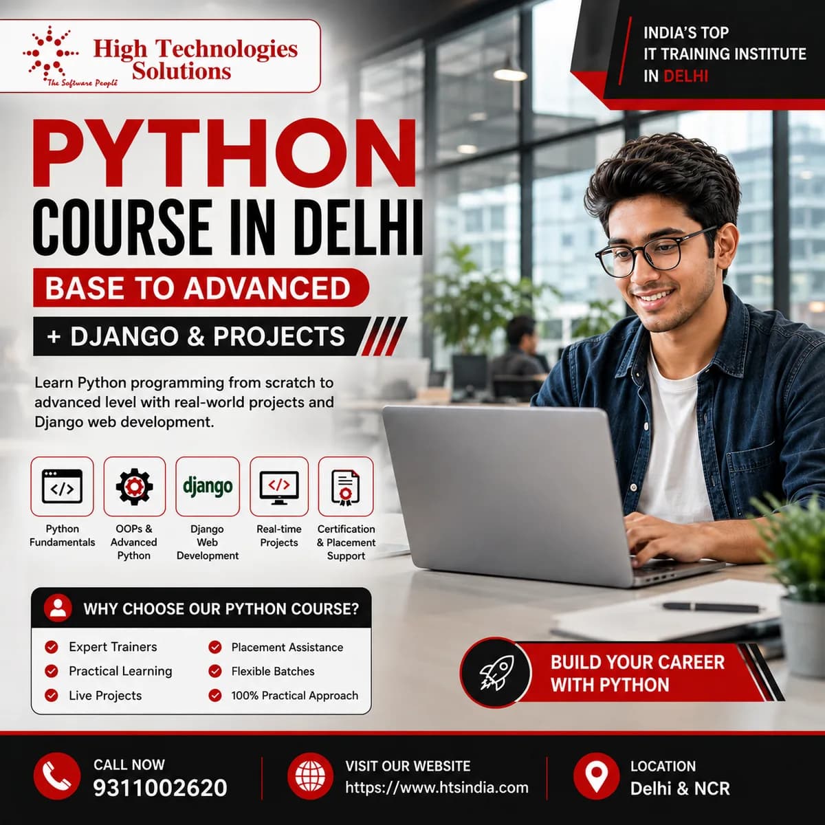 Python Classes in Delhi – Learn Python, Django & Projects