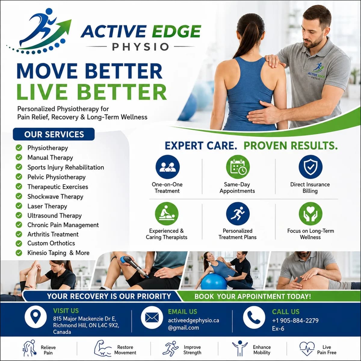 Physiotherapy Clinic in Richmond Hill - Active Edge Physio