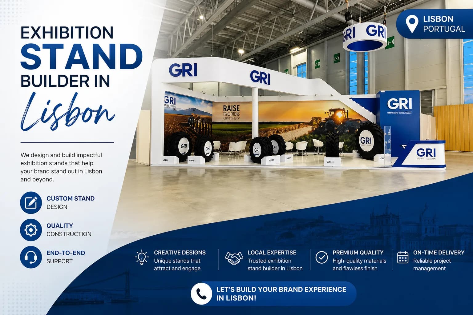 Professional Exhibition Stand Builder in Lisbon for Business Growth