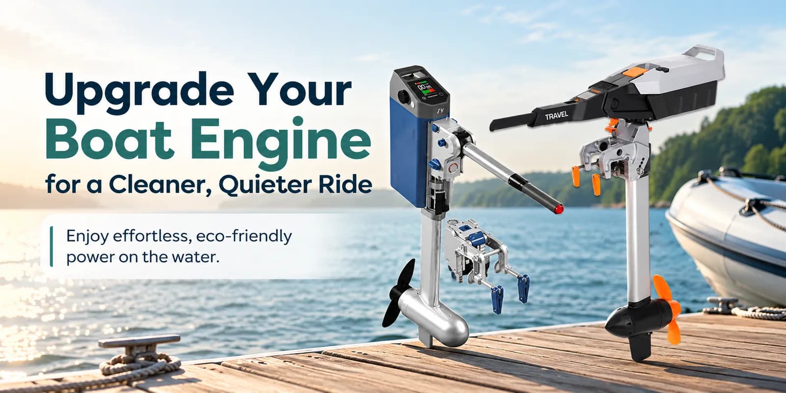 Upgrade Your Boat Engine for a Cleaner, Quieter Ride with Momentum U2 & Torqeedo Travel