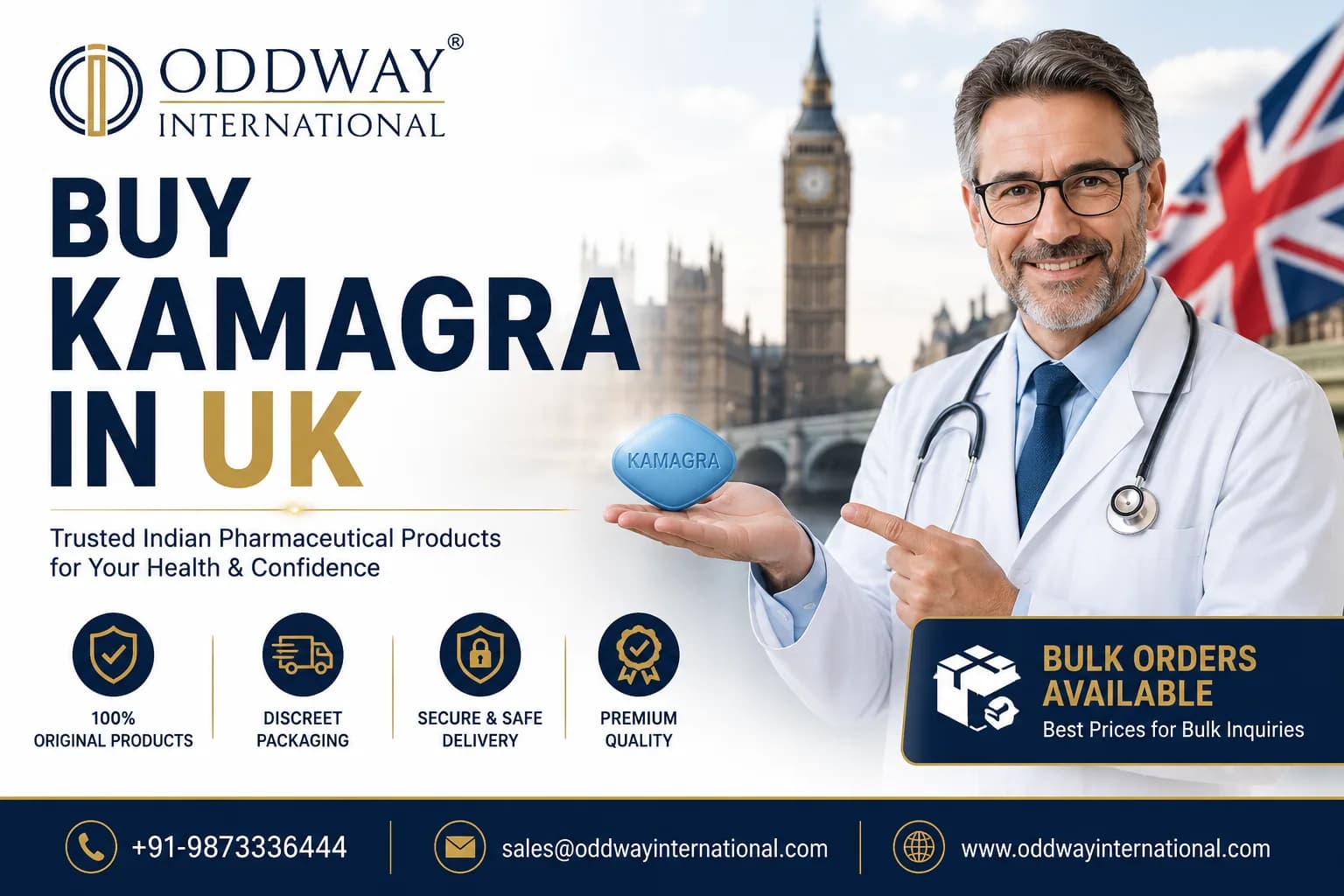 Buy Kamagra in UK from Genuine Suppliers - Oddway