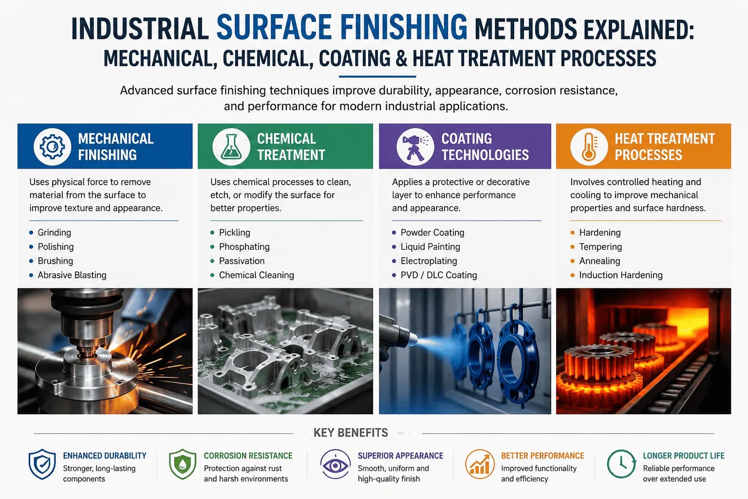 Industrial Surface Finishing Methods Explained