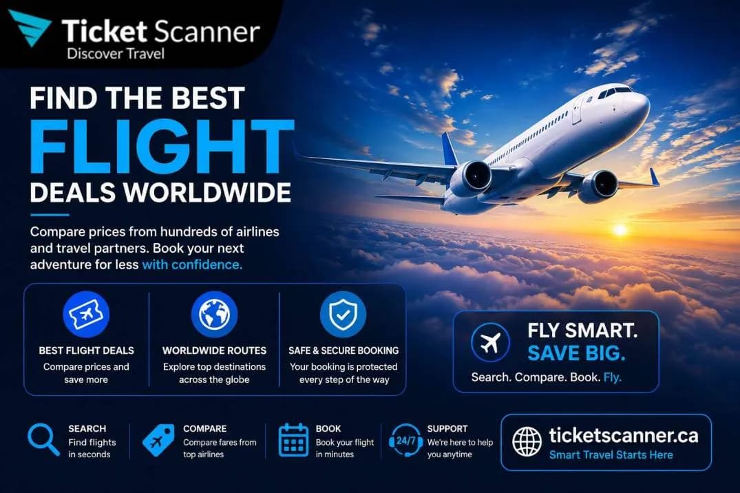 Find the Best Flight Deals Worldwide with TicketScanner.ca
