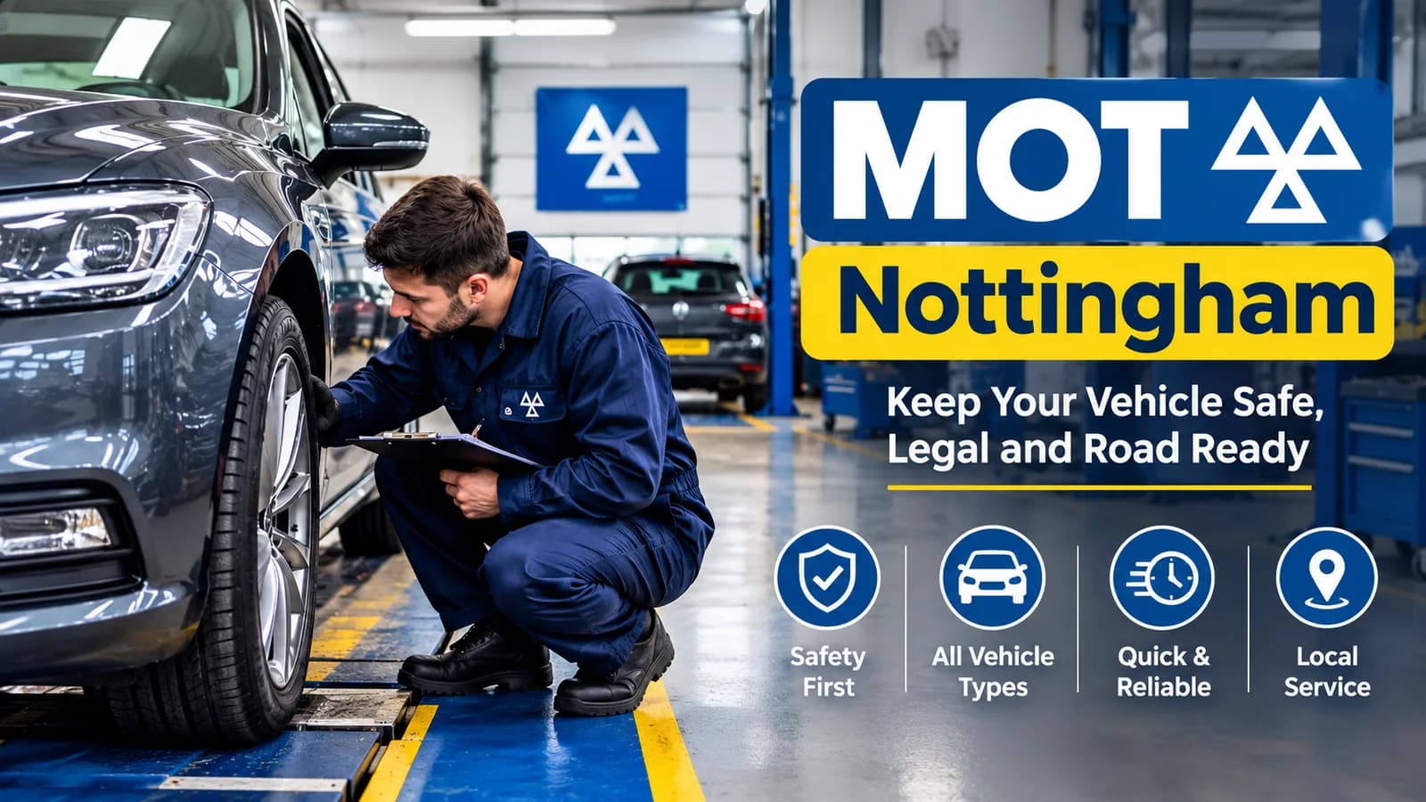 Booking and Getting an MOT Test in Nottingham