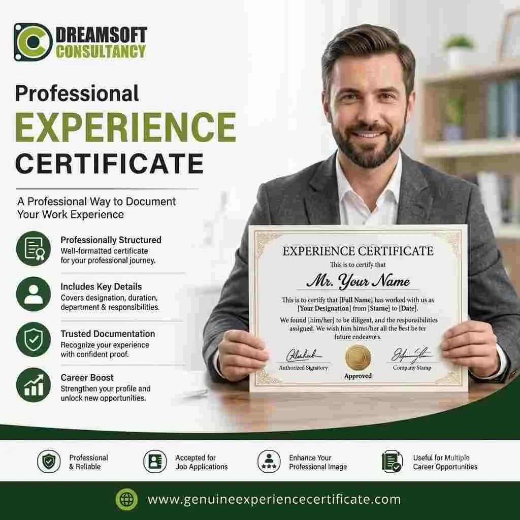 Choose an Experience Certificate Provider in Jaipur