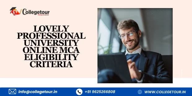 Lovely Professional University online MCA eligibility criteria