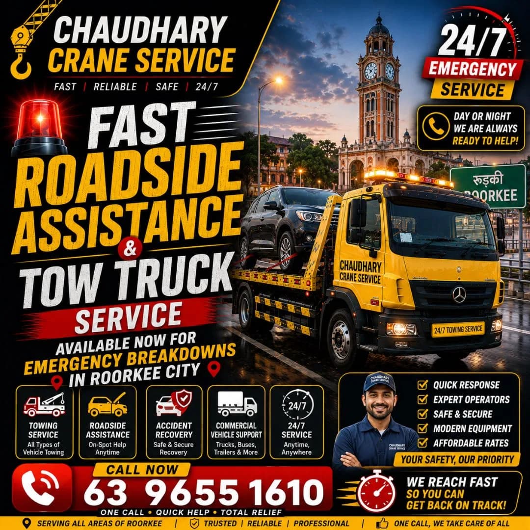 Best Crane Rental & Lifting Services in Roorkee