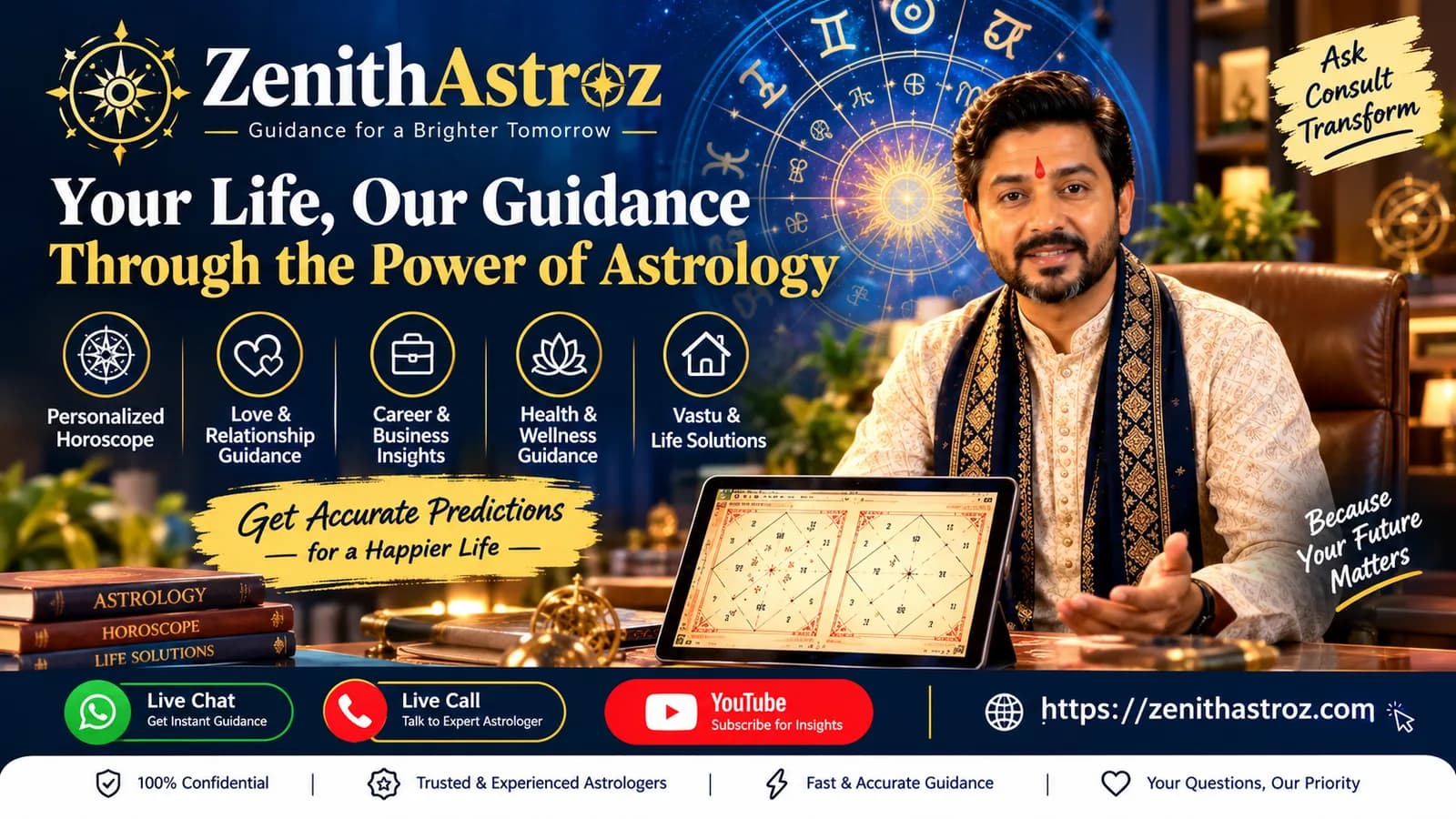 Chat with Astrologer Online Free – Zenith Astroz