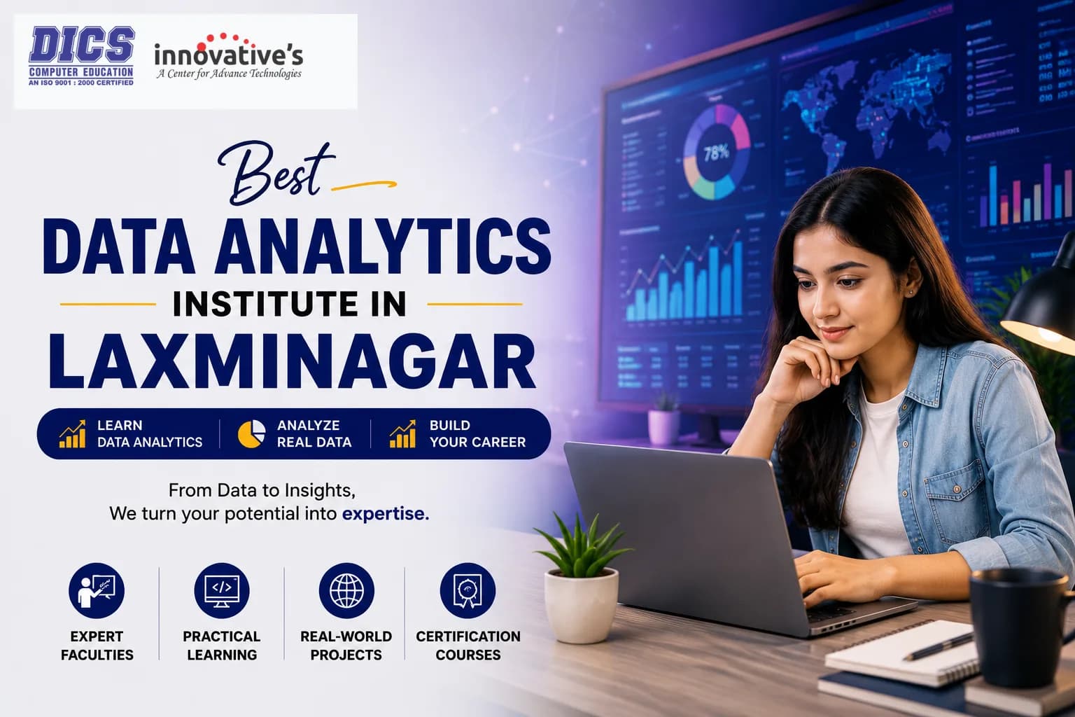 Best Data Analytics Course in Laxmi Nagar with Practical Training