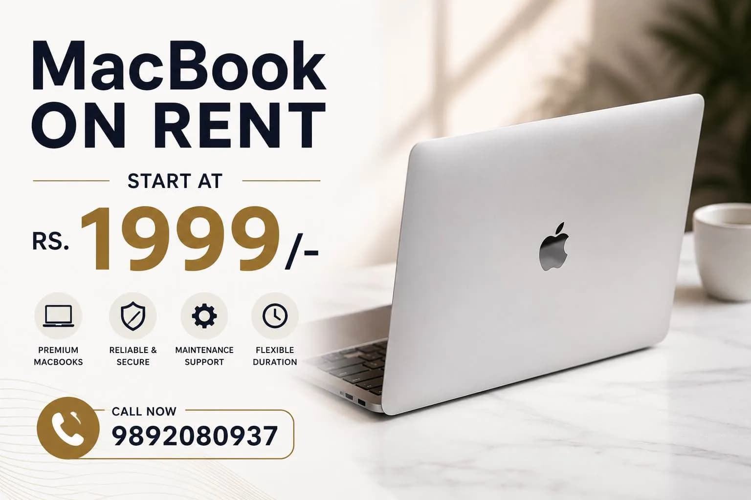 Rent a Mackbook on start at rs.1999/-  Mumbai Vashi, Belapur, Navimumbai