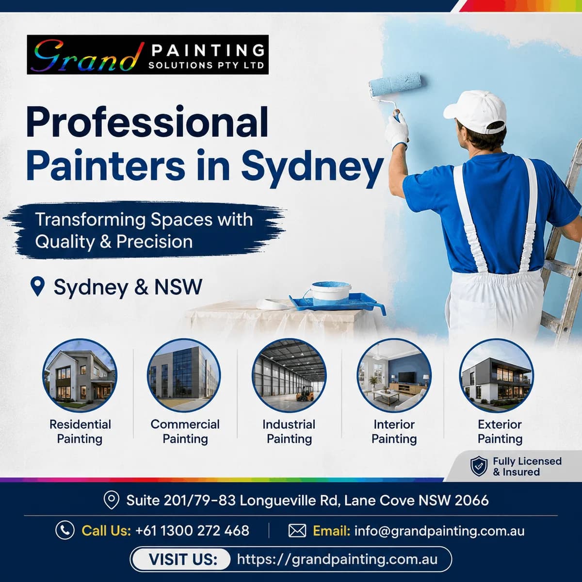 Painters Sydney | Expert Painting Services | Grand Painting