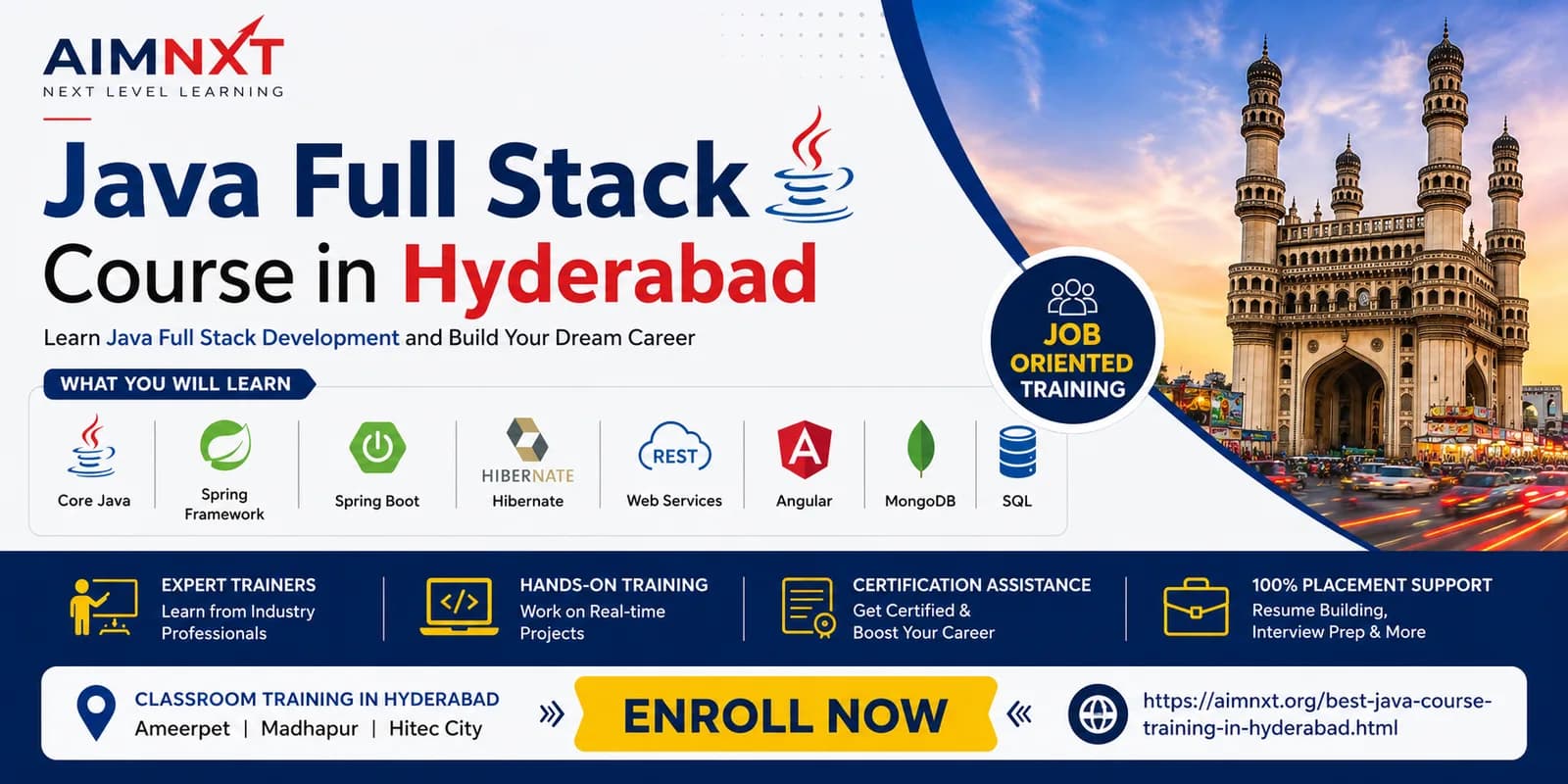Best Java Full Stack Course in Hyderabad with Real-Time Projects & Placement Support