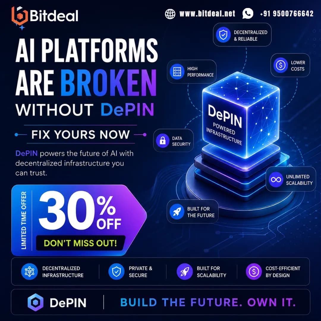AI Platforms Are Broken Without DePIN — Fix Yours Now at 30% Off