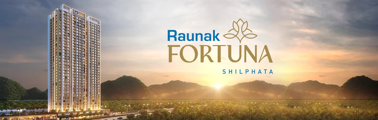 Explore 1 BHK Flat for Sale in Shilphata with Raunak Group