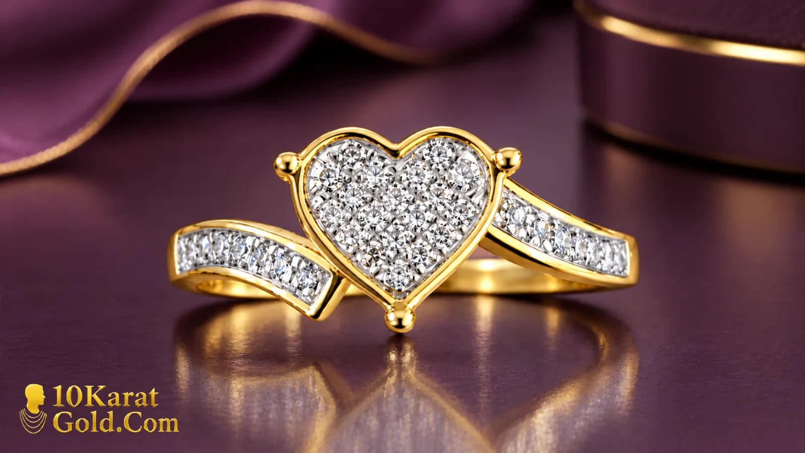 Shop 10K 14K Diamond Gold Ring for Women in Texas USA–10 Karat Gold