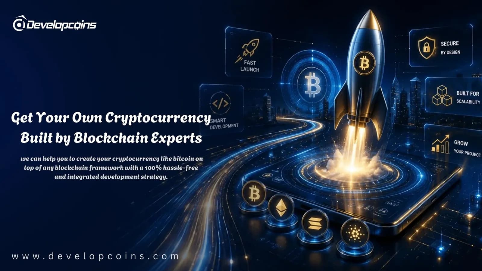 Get Your Own Cryptocurrency Built by Blockchain Experts