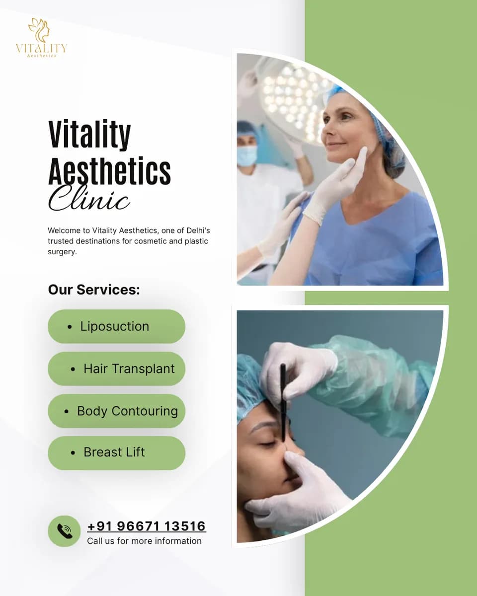 Best Plastic & Cosmetic Surgery Clinic in Delhi | Vitality Aesthetics