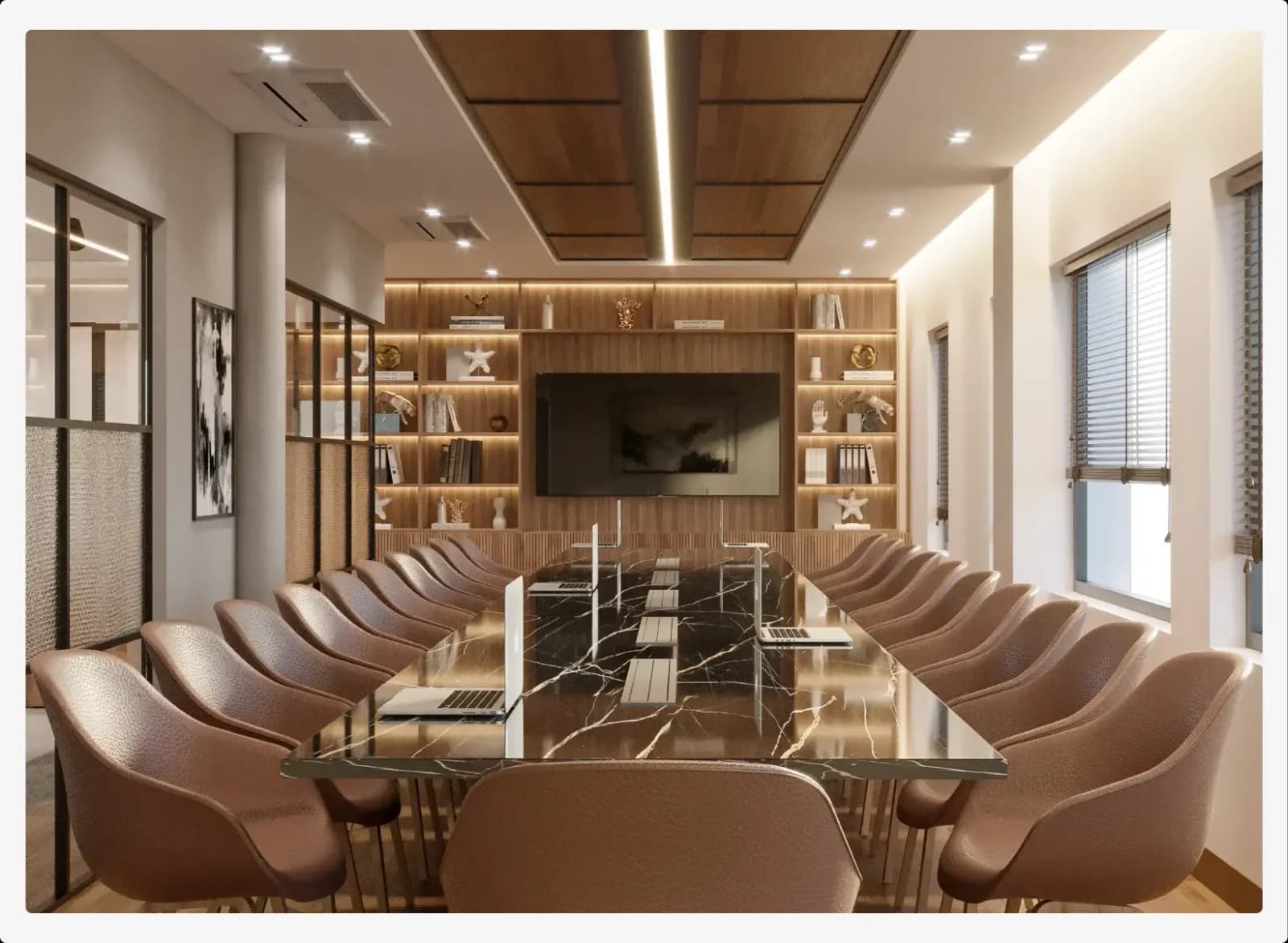 Office interior design and build in Delhi, done by one team
