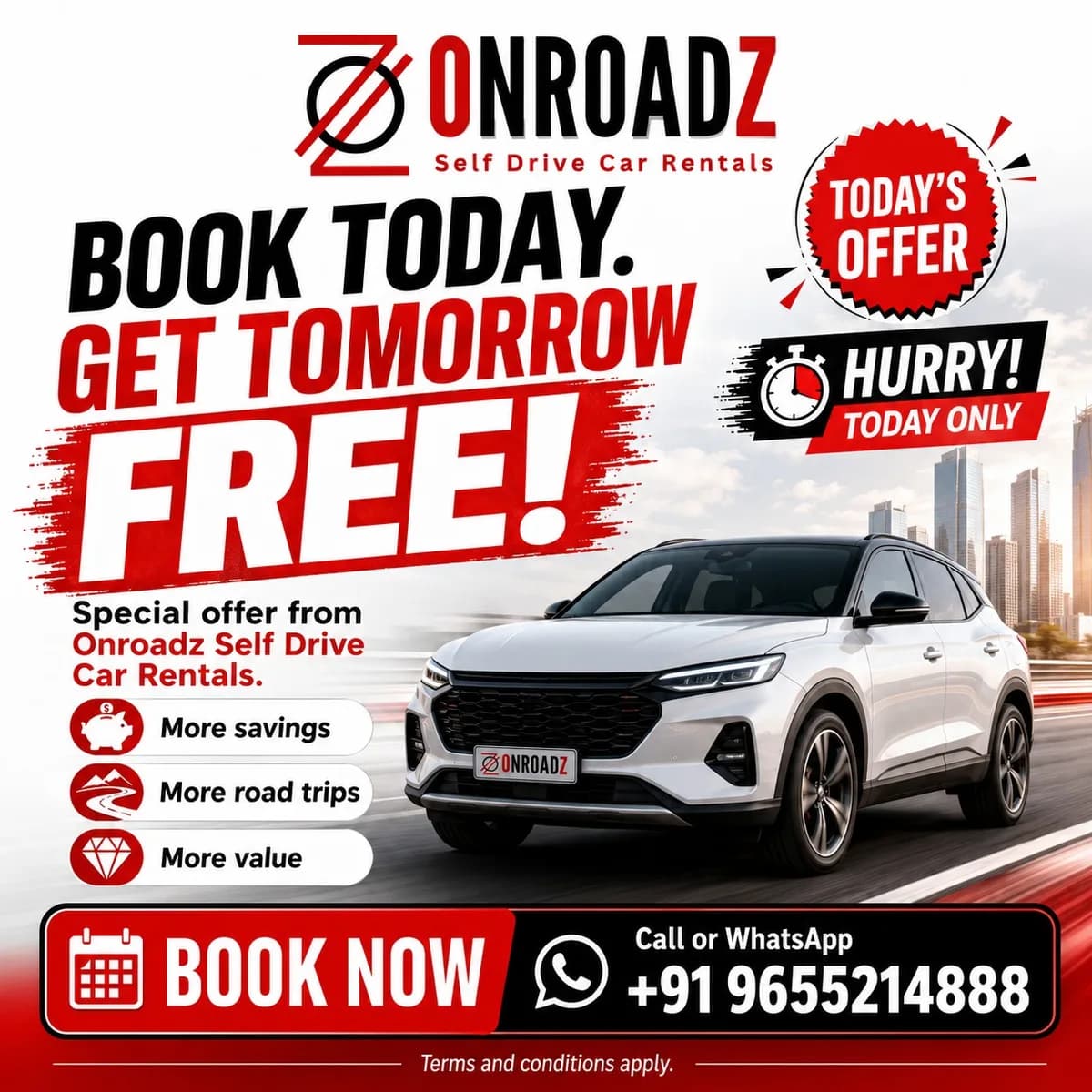 Onroadz Best Self Drive Car Rental Coimbatore 