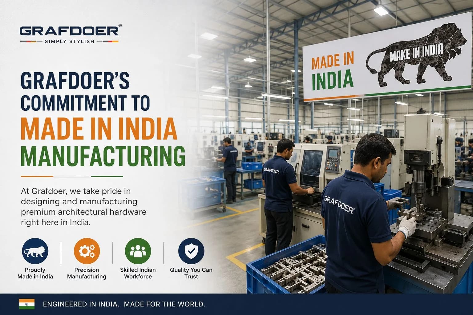 Grafdoer's Commitment to Made in India Manufacturing | Premium Bathware Solutions