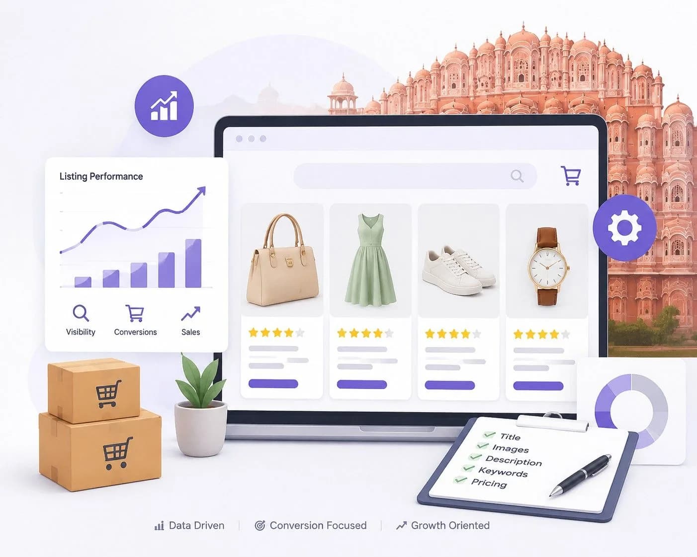 Ecommerce Product Listing Optimization Agency in Jaipur
