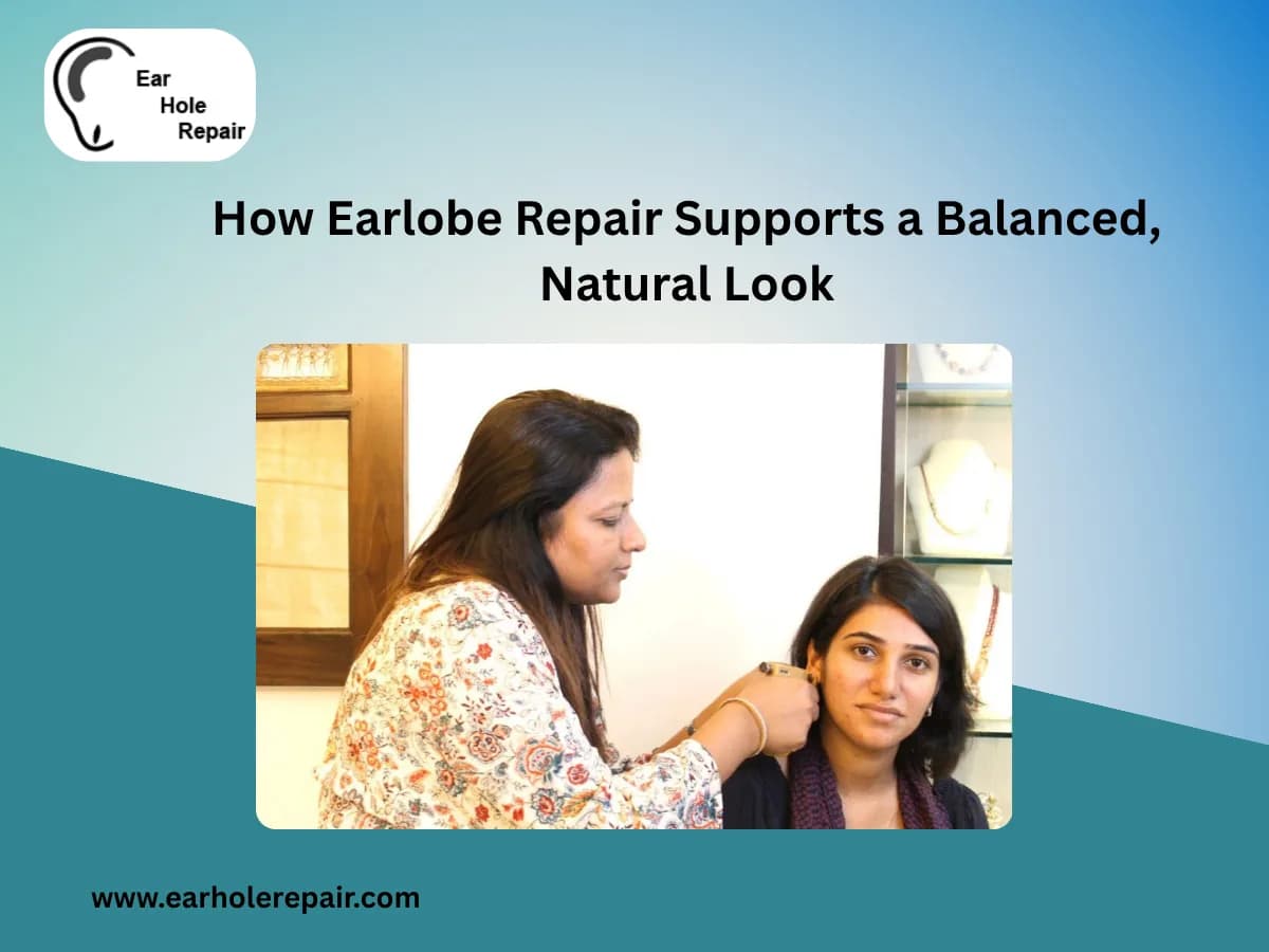 How Earlobe Repair Supports a Balanced, Natural Look