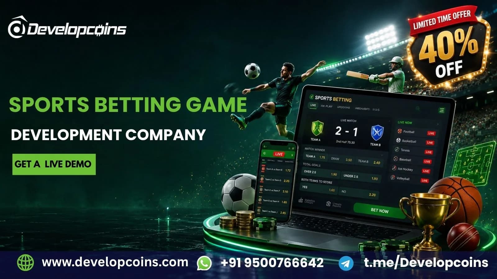 Make Every Match More Engaging with Sports Betting Game Development 