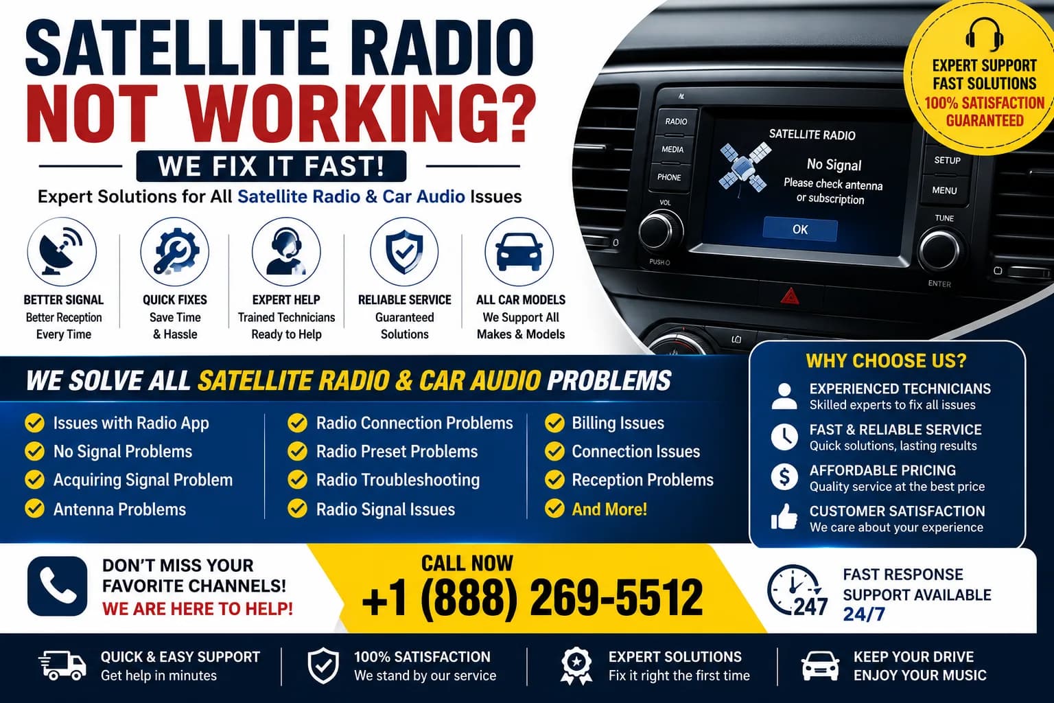 XM Radio Subscription Not Working? Get Help +1 (888) 269-5512