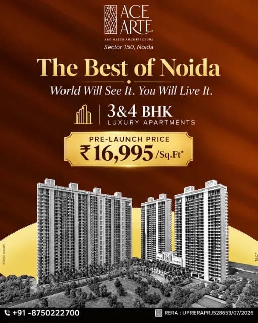ACE Arte – Premium Living in Sector 150, Noida