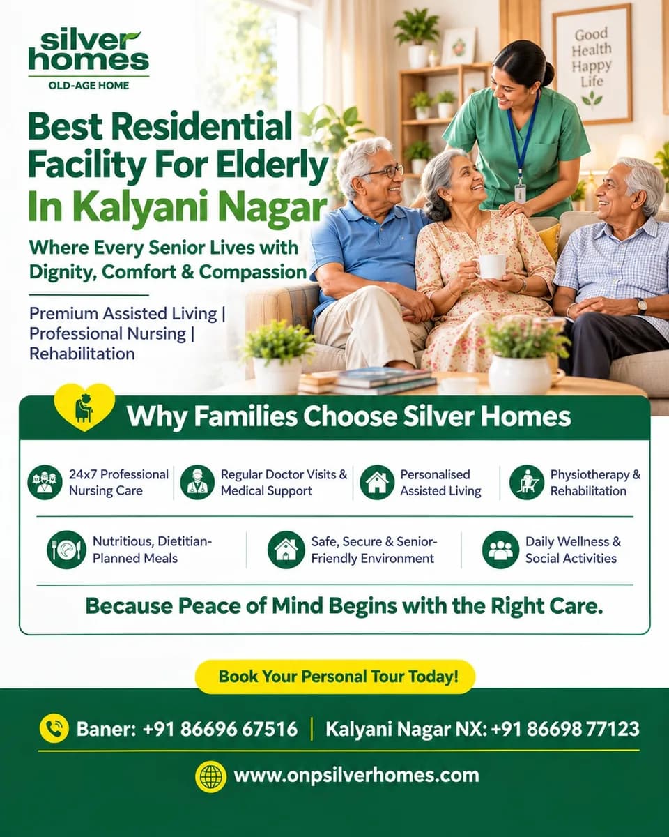 Best Bedridden Elderly In Kalyani Nagar - ONP Silver Homes