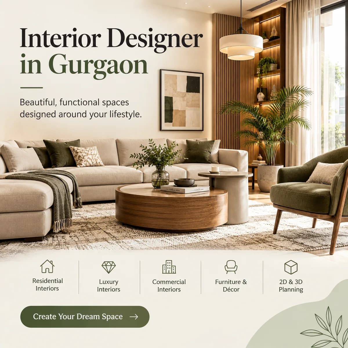 Interior Designer in Gurgaon | Space & Designs