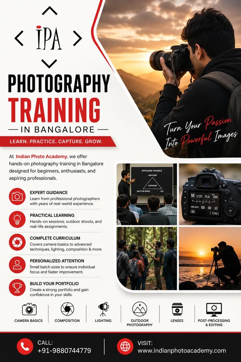 photography training in Bangalore