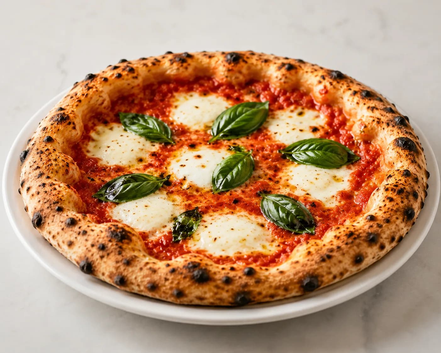 Authentic Neapolitan Pizza Fresh From the Oven