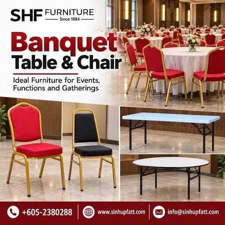 Banquet Table & Banquet Chair for Hotels, Restaurants and Event Halls | SHF Furniture