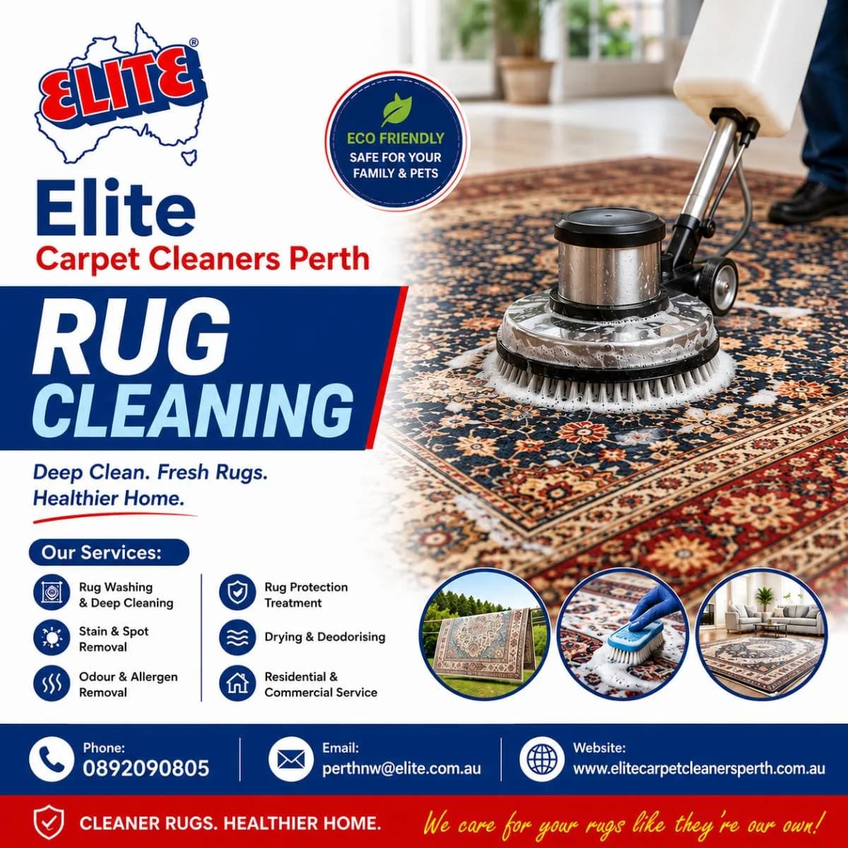 Elite Carpet Cleaners Perth - Professional Rug Wash Perth